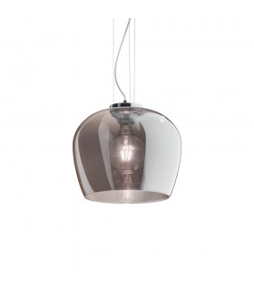 Indoor Dome Ceiling Pendant Lamp 1 Light Grey, E27 - 1