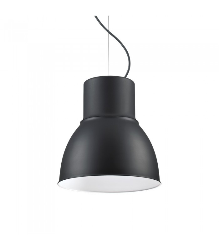 Indoor Dome Ceiling Pendant Lamp 1 Light Black, E27 - 1