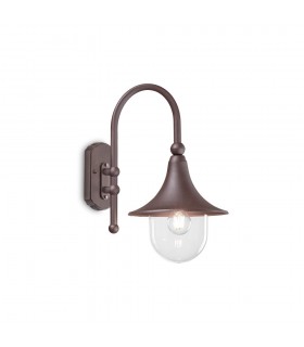 Outdoor Dome Wall Lantern 1 Light Coffee IP43, E27 - 1