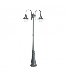 Outdoor Lamp Post 2 Lights Anthracite IP43, E27 - 1