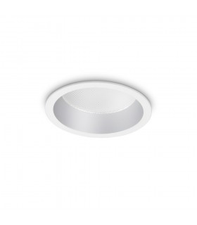 Integrated LED Indoor 10W Recessed Downlight Lamp White 3000K - 1