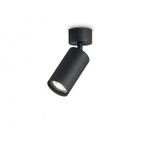 Indoor 1 Light Spotlight Ceiling Lamp Black, GU10 - 1