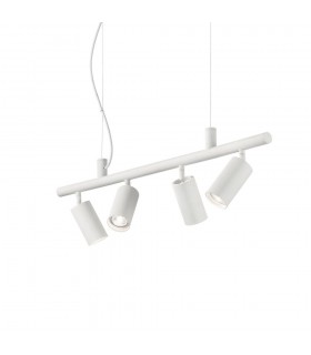 Indoor 4 Lights Spotlight Ceiling Pendant Lamp White, GU10 - 1