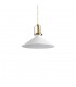 Indoor Dome Ceiling Pendant Lamp 1 Light White, E27 - 1
