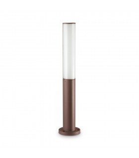Integrated LED Outdoor Bollard Lamp 1 Light Coffee 4000K IP44 - 1