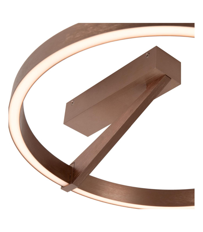 Lucide APPLAUSE - Flush ceiling light - Ø 40 cm - LED Dim. - CCT - 1x26W 2200K/4000K - Coffee | Premium-8