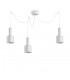 Indoor Ceiling Pendant Lamp 3 Lights White, E27 - 1