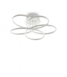 Integrated LED Indoor Flush Ceiling Lamp White 4000K - 1