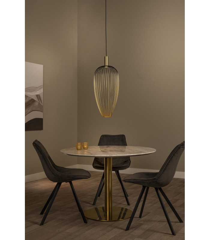 Lucide AURELIE - Pendant light - Ø 30 cm - 1xGU10 (MR11) - Gold | Vibes-3