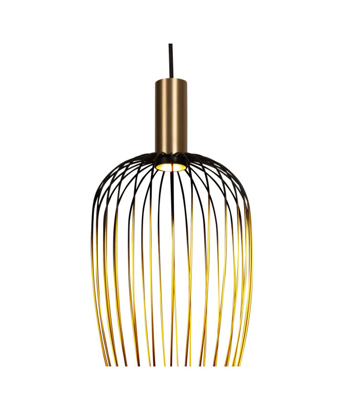 Lucide AURELIE - Pendant light - Ø 30 cm - 1xGU10 (MR11) - Gold | Vibes-4