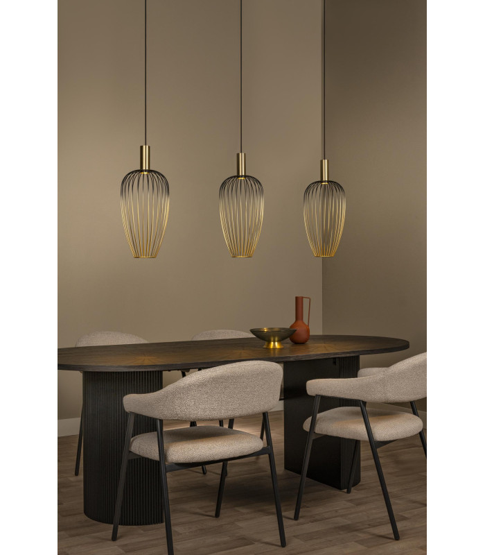 Lucide AURELIE - Pendant light - 3xGU10 (MR11) - Gold | Vibes-3