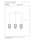 Lucide AURELIE - Pendant light - 3xGU10 (MR11) - Gold | Vibes-6
