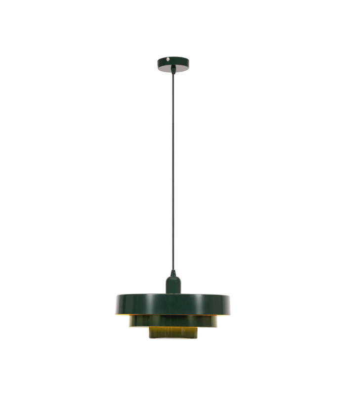 Lucide RUNA - Pendant light - Ø 35 cm - 1xE27 - Green | Essential-1