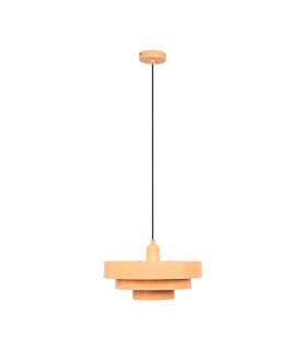 Lucide RUNA - Pendant light - Ø 35 cm - 1xE27 - Pink | Essential-2