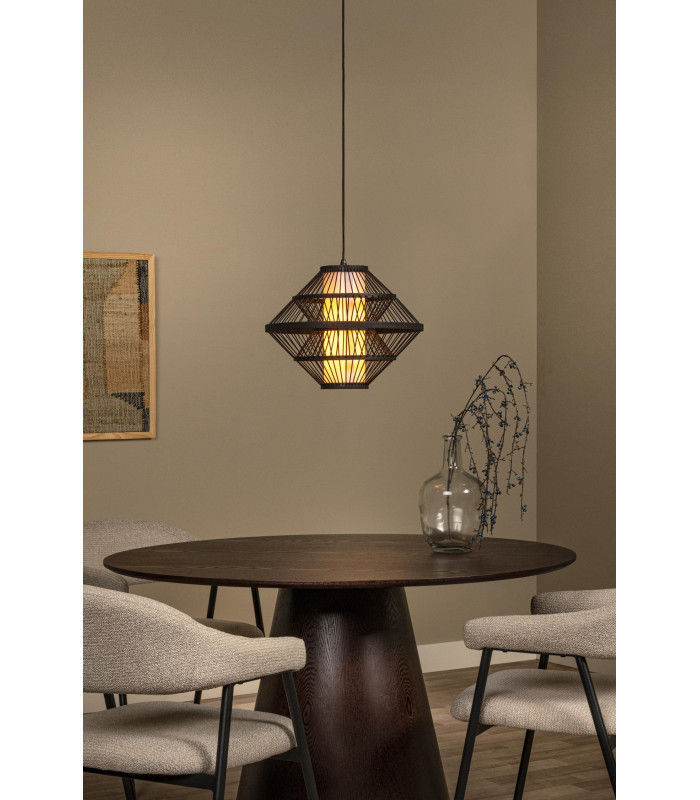 Lucide PASQUINO - Pendant light - Ø 40 cm - 1xE27 - Black | Essential-3
