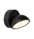 Lucide FINN - Wall light Indoor/Outdoor - LED - 1x12W 3000K - IP54 - Day/Night Sensor - Black-1