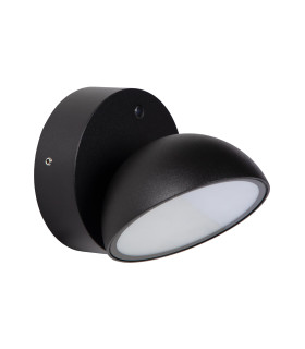 Lucide FINN - Wall light Indoor/Outdoor - LED - 1x12W 3000K - IP54 - Day/Night Sensor - Black-2