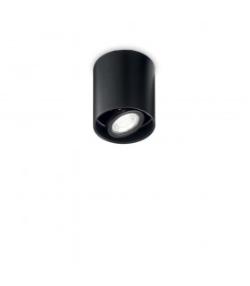 Indoor 1 Light Surface Mounted Ceiling Lamp Black, GU10 - 1