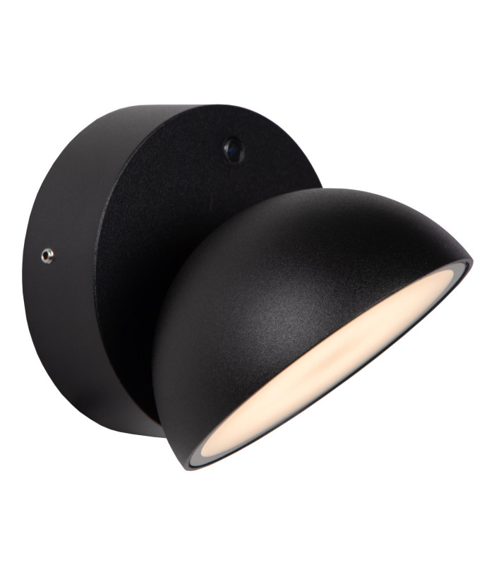 Lucide FINN - Wall light Indoor/Outdoor - LED - 1x12W 3000K - IP54 - Day/Night Sensor - Black-4