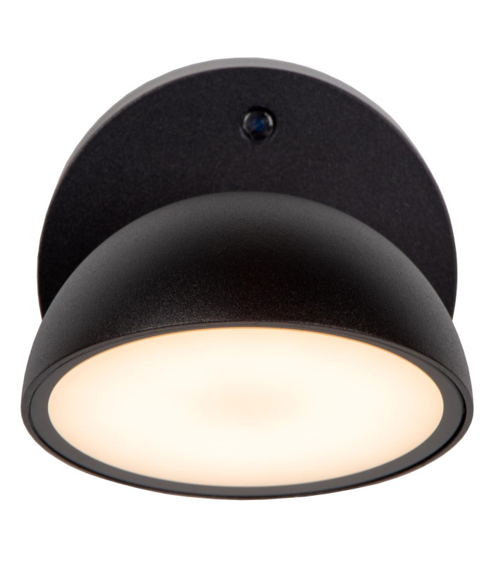 Lucide FINN - Wall light Indoor/Outdoor - LED - 1x12W 3000K - IP54 - Day/Night Sensor - Black-5