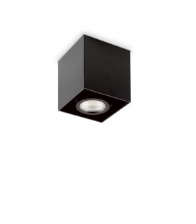 Indoor 1 Light Surface Mounted Ceiling Lamp Black, GU10 - 1