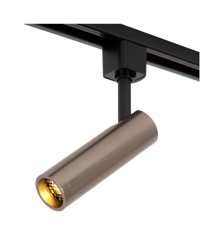 Lucide TRACK GRADO Track spot - 1-circuit Track lighting system - 1xGU10(MR11) - Grey iron(Extension)-1