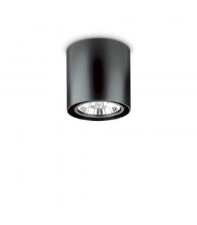 Indoor 1 Light Surface Mounted Ceiling Lamp Black, GU10 - 1