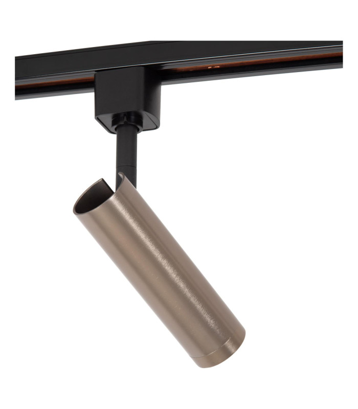 Lucide TRACK GRADO Track spot - 1-circuit Track lighting system - 1xGU10(MR11) - Grey iron(Extension)-3