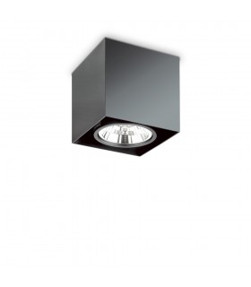 Indoor 1 Light Surface Mounted Ceiling Lamp Black, GU10 - 1