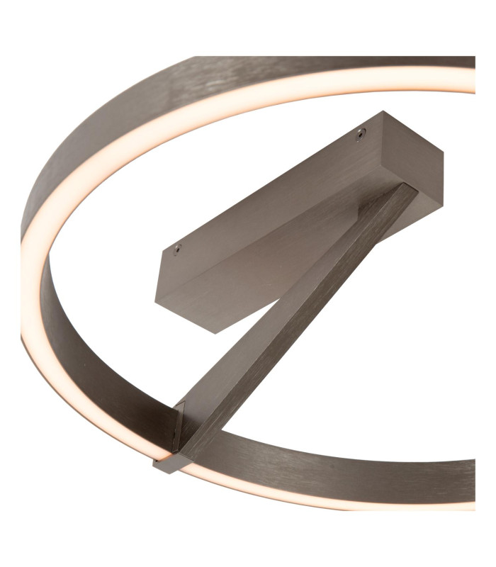 Lucide APPLAUSE - Flush ceiling light - Ø 40 cm - LED Dim. - CCT - 1x26W 2200K/4000K - Grey iron | Premium-4