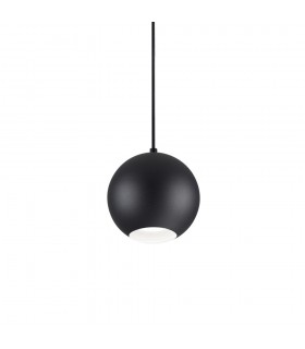 Indoor Globe Ceiling Pendant Lamp 1 Light Black, GU10 - 1