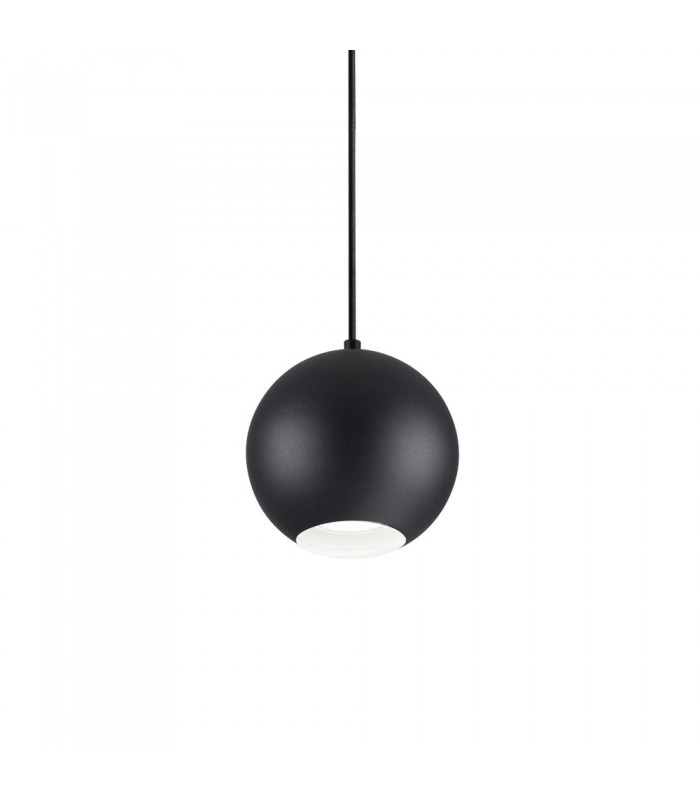 Indoor Globe Ceiling Pendant Lamp 1 Light Black, GU10 - 1