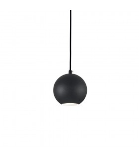 Indoor Globe Ceiling Pendant Lamp 1 Light Black, GU10 - 1