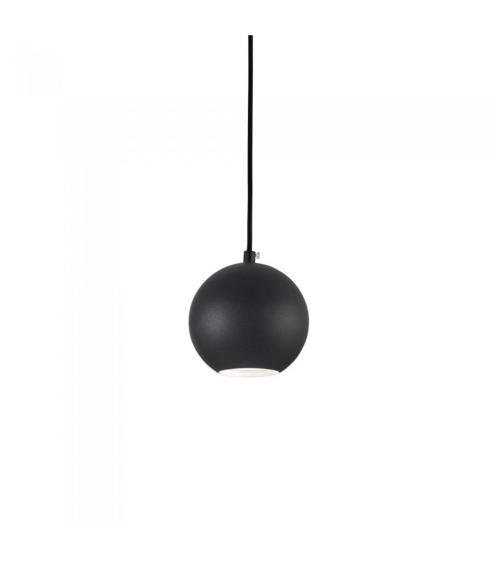Indoor Globe Ceiling Pendant Lamp 1 Light Black, GU10 - 1