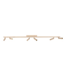 Lucide KEONI - Ceiling spotlight - 6xG9 - Taupe | Essential-1