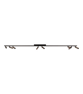 Lucide KEONI - Ceiling spotlight - 8xG9 - Coffee | Essential-2