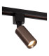 Lucide TRACK RITMO Track spot - 1-circuit Track lighting system - 1xGU10/MR11 - Coffee (Extension)-1