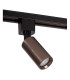 Lucide TRACK RITMO Track spot - 1-circuit Track lighting system - 1xGU10/MR11 - Coffee (Extension)-3