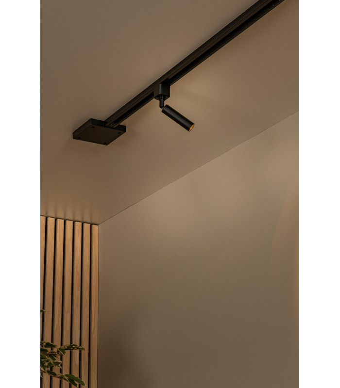 Lucide TRACK KEONI Track spot - 1-circuit Track lighting system - 1xG9- Black(Extension)-5