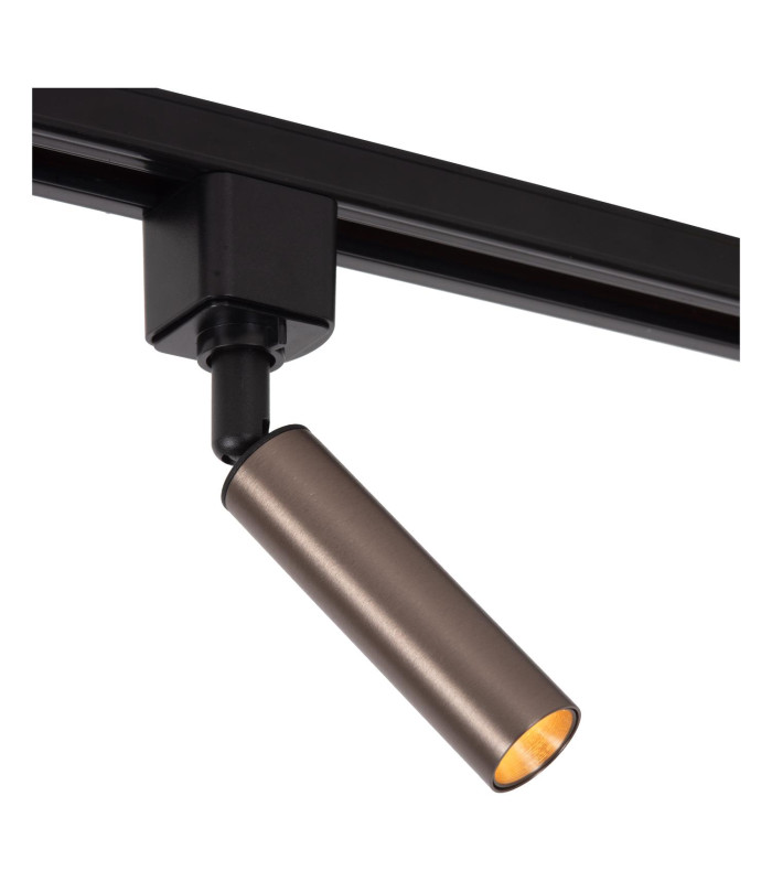 Lucide TRACK KEONI Track spot - 1-circuit Track lighting system - 1xG9- Coffee (Extension)-1