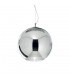 Indoor Dome Ceiling Pendant Lamp 1 Light Chrome, E27 - 1