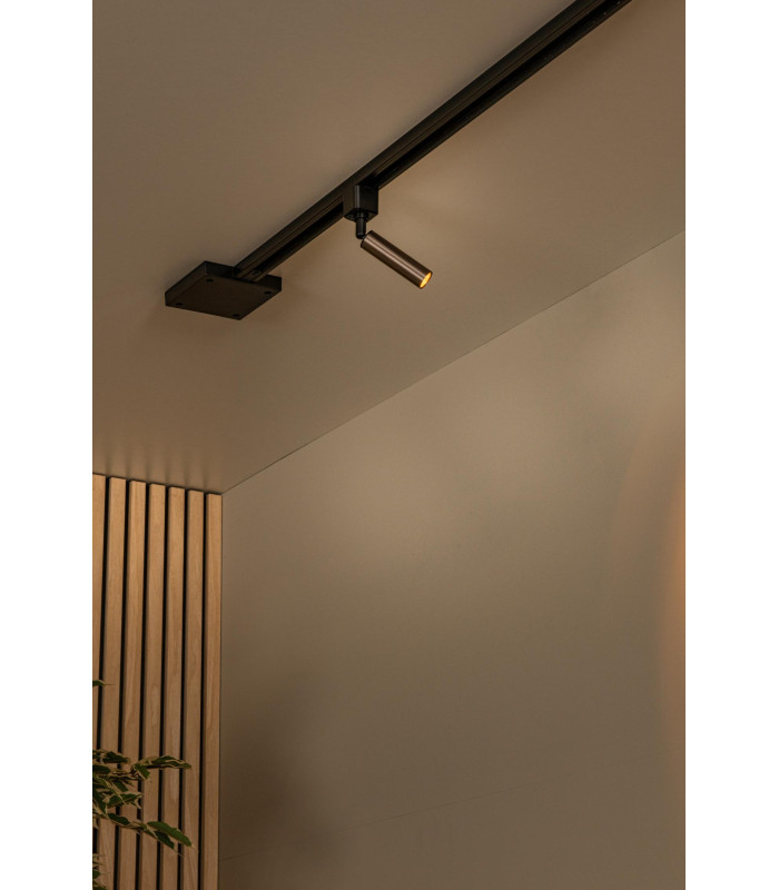 Lucide TRACK KEONI Track spot - 1-circuit Track lighting system - 1xG9- Coffee (Extension)-5