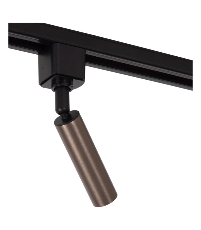 Lucide TRACK KEONI Track spot - 1-circuit Track lighting system - 1xG9- Coffee (Extension)-6