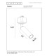 Lucide TRACK KEONI Track spot - 1-circuit Track lighting system - 1xG9- Coffee (Extension)