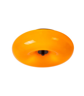 Lucide SENTINO - Flush ceiling light - Ø 30 cm - 3xG9 - Orange-1