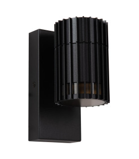Lucide TIMBALA - Wall spotlight / Wall light Indoor/Outdoor - 1xGU10 - IP44 - Black | Essential-2