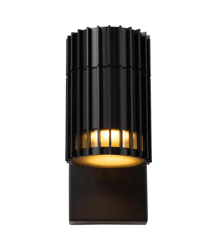 Lucide TIMBALA - Wall spotlight / Wall light Indoor/Outdoor - 1xGU10 - IP44 - Black | Essential-3