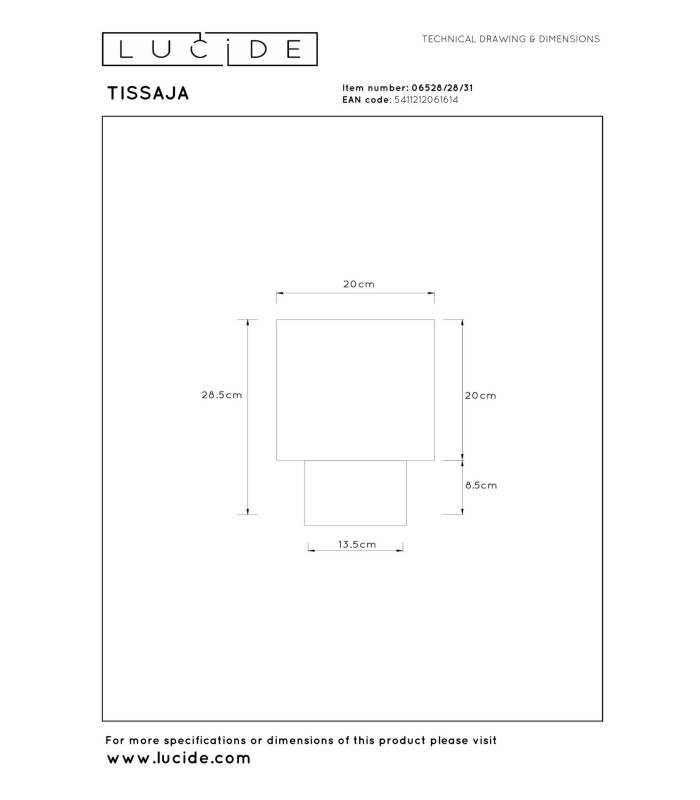Lucide TISSAJA - Table lamp - Ø 20 cm - 1xE14 - White | Essential-4