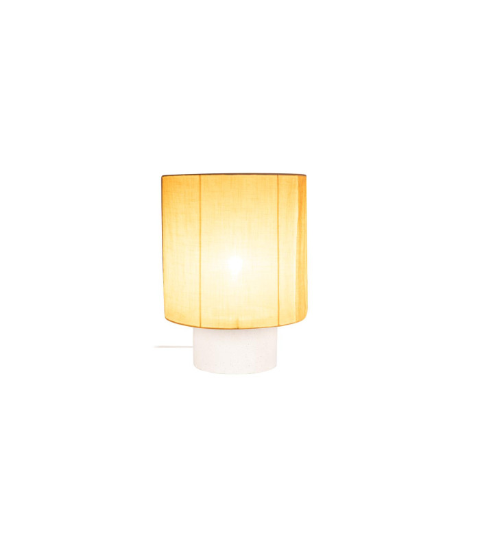 Lucide TISSAJA - Table lamp - Ø 30 cm - 1xE27 - White | Essential-1