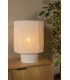 Lucide TISSAJA - Table lamp - Ø 30 cm - 1xE27 - White | Essential-3